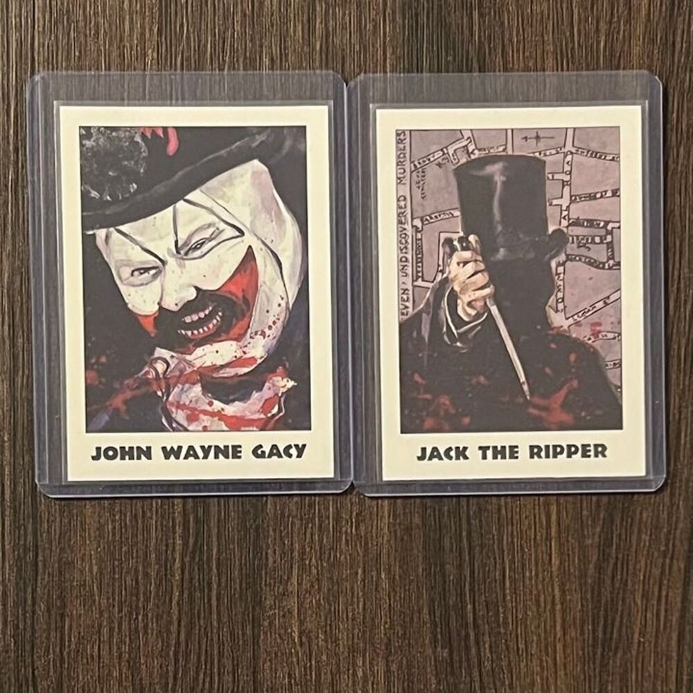 Extremely Rare Jack The Ripper / John Wayne Gacy True Crime Trading Cards